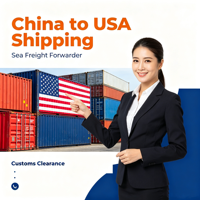 Transport aérien professionnel DDP porte-à-porte Chine-USA avec assistance 24/7 et assurance pour l'importation de produits commerciaux