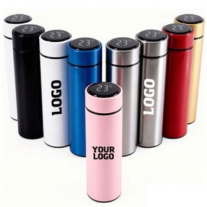 Bouteille intelligente personnalisée avec logo imprimé, cadeau promotionnel pour entreprise, bouteille d'eau intelligente de 16 oz, infuseur à thé intelligent - Product Image 1