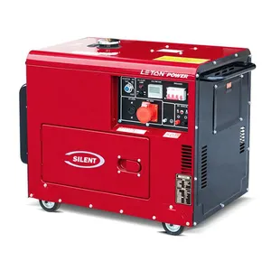 user friendly silent type10kVA portable diesel generator with remote start key popular electricity generation