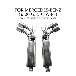 ระบบท่อไอเสียแบบ Catback พร้อมวาล์ว Vortex SS304 สำหรับรถยนต์ Mercedes Benz G Class W464 G500 G550 4.0T V8 ปี 2018-2023 แบบติดตั้งได้โดยตรง - Product Image 1