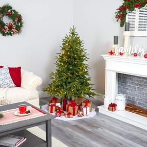 High Quality Pre-lit Artificial PVC Christmas <b>Tree</b> with Customizable LED <b>Lights</b> Las De Navidad - Product Image 5