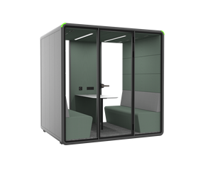 Fabricant de cabines de bureau, couleur personnalisée, cabine de bureau insonorisée mobile pour 4 personnes, système complet de ventilation et d'éclairage - Product Image 4