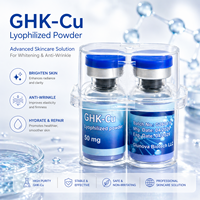 Ingrédients cosmétiques Ghk-Cu, peptide de cuivre, poudre de peptides de cuivre bleu