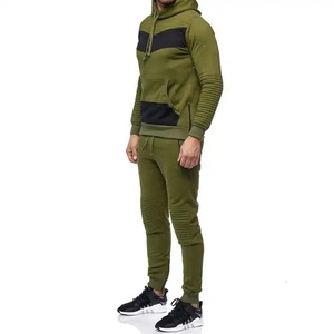Ensemble de survêtement décontracté pour homme, deux pièces, veste en maille respirante, bouton simple, survêtement pour homme, vente en gros, survêtement de course - Product Image 4