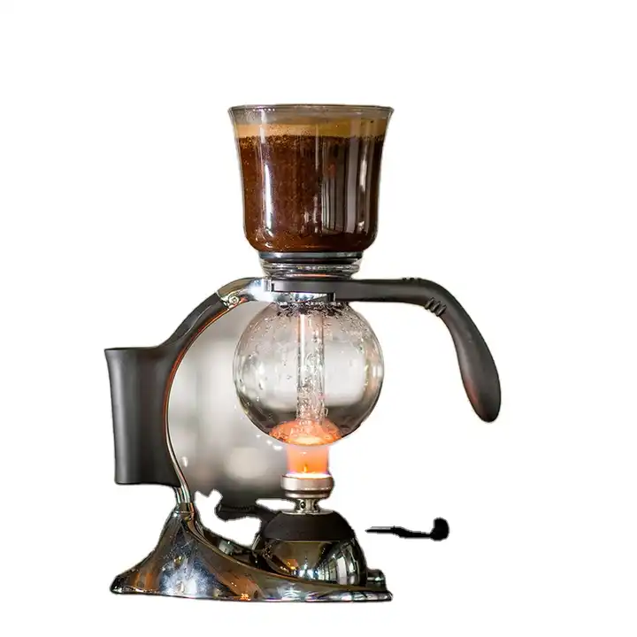 5-Cup Unique Syphon Coffee Maker Tabletop Glass Vacuum Siphon Coffee Tea  Brewer