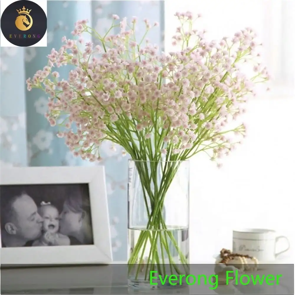 Vendita all'ingrosso calda Babys respiro fiori artificiali matrimonio bianco