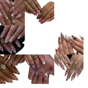 <span class=keywords><strong>Faux</strong></span> <span class=keywords><strong>ongles</strong></span> de style européen et américain, avec colle 3D stéréo, diamants français, autocollants pour <span class=keywords><strong>ongles</strong></span> - Product Image 2