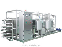 Machine tubulaire de pasteurisation 1000L dans la ligne de production laitière usine de traitement du lait pasteurisateur UHT 2000L pour sirop de chocolat