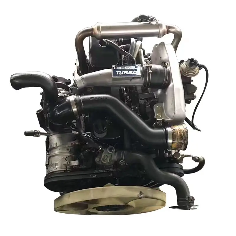 Iyi durumda komple 4JB1 4JB1T 2.8T Isuzu pikap Motor için kullanılan Motor motoru satılık