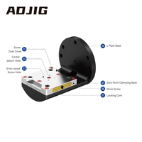 Plaque adaptatrice de base de serrage à point zéro L200 pour table rotative 4 axes ZPP CNC, système de fixation de précision à changement d'outil rapide