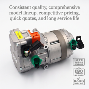 Compresor Híbrido de CA de 12V Remanufacturado DW para Kia Sorento y <span class=keywords><strong>Kona</strong></span> OE 977E1P4500, Aire Acondicionado Automotriz, 1 Año de Garantía - Product Image 1