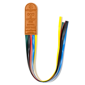 Customizable New PU Leather Bible Ribbon <strong>Bookmark</strong> Colorful Page Markers <strong>Cool</strong> <strong>Bookmarks</strong> for Gifts - Product Image 5