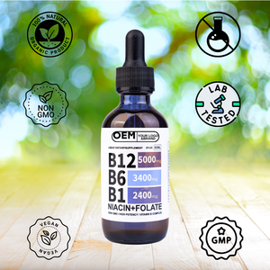 OEM/ODM integratori a base di erbe per adulti liquido vitamina B complesso 3 + 12 + 6 + 1 prodotto di bellezza escluso per le donne incinte bambini - Product Image 2