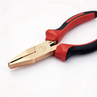 Pince bec de canard anti-étincelles en aluminium bronze X-spark, certifiée ATEX, antidéflagrante pour travaux en raffinerie pétrolière, 5''