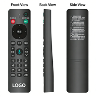 Télécommande d'apprentissage OEM ODM pour boîtier TV Android intelligent avec commande vocale pour utilisation à distance