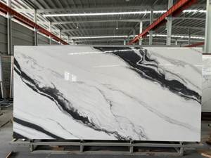 Lastra in Pietra Sinterizzata Bianca Panda Personalizzabile per Piano Cucina Resistente all'Usura Pannello per Pareti e Pavimenti Domestici - Product Image 4