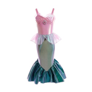 Nuevo Diseño 2026, ODM OEM, Mono Elegante <span class=keywords><strong>de</strong></span> Halloween para Niños, Disfraz <span class=keywords><strong>de</strong></span> Sirena <span class=keywords><strong>de</strong></span> una Pieza para Niñas, Disfraces <span class=keywords><strong>de</strong></span> Princesa <span class=keywords><strong>Ariel</strong></span> - Product Image 5