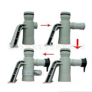 637R 12363 <b>Pool</b> Air Jet Valve With Black Cap For Above Ground <b>Pool</b> Plastic Corrosion Resistant - Product Image 1