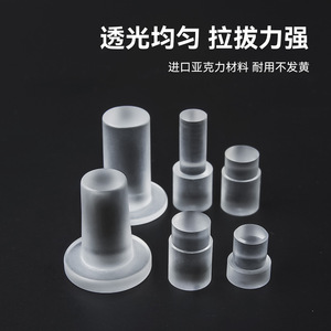 เสาอะคริลิคนำแสงแบบใส Tengdafei สำหรับปลอกไฟ LED และฝาครอบป้องกันแบบกำหนดเอง - Product Image 2
