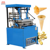 Fabricant de cône de gaufrette de GGDW-32C faisant le prix de machine de crème glacée de cône