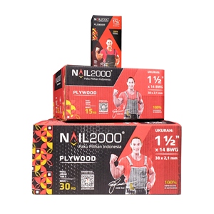 Púas de Acero Industriales Resistentes a la Corrosión con Cabeza Estriada para Construcción con Madera Pesada - Product Image 1