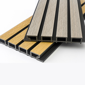 Partición <span class=keywords><strong>de</strong></span> decoración para exteriores, revestimiento exterior estriado, Panel <span class=keywords><strong>de</strong></span> pared <span class=keywords><strong>de</strong></span> listón Wpc, Panel 3D <span class=keywords><strong>de</strong></span> madera <span class=keywords><strong>de</strong></span> pared, revestimiento <span class=keywords><strong>de</strong></span> Panel <span class=keywords><strong>de</strong></span> pared Interior <span class=keywords><strong>de</strong></span> madera - Product Image 2