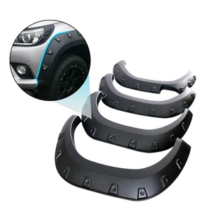 Pièces de rechange pour pick-up 4x4, accessoires tout-terrain, garde-boue modifié ABS, garde-boue noir peint pour Hilux Revo 2015-2023 - Product Image 1