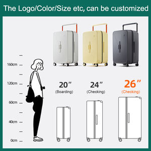 26インチのトロリースーツケースMixiブランドの荷物ジッパー付きフレームプロ用荷物メーカー - Product Image 2