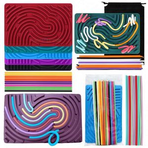 Wholesale Autism Sensory DIY Fidget Toy Board Set Rubber PU Silicone Plastic Novelty Bulk Handheld Toys Kids Adults Pressure - Product Image 2