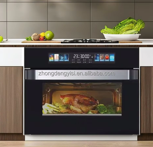 Four à vapeur intelligent intégré de 40 L avec porte en verre, convection rotative, adapté aux cuisines domestiques et commerciales - Product Image 3