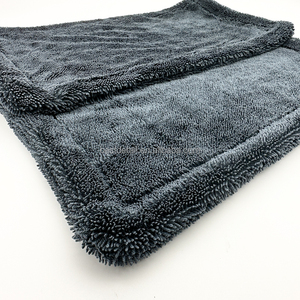 40x60cm 1200 Gsm doppio anello attorcigliato pila Ultra spesso spigolosa in microfibra asciugamano per asciugatura Auto per lavaggio Auto con dettagli Auto - Product Image 5