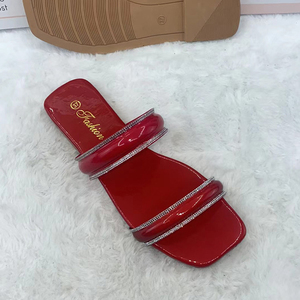 流行定制女士平底鞋女士批发漂亮女士拖鞋来自中国 - Product Image 3