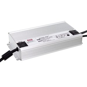Driver LED Mean Well Hvgc-650 650W 11200mA, courant constant, canal unique, convertisseur AC/DC, boîtier métallique - Product Image 1
