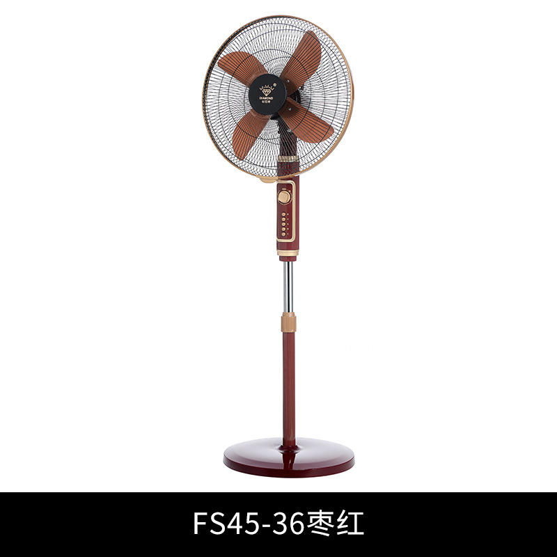 18-inch floor fan, model 36, maroon (aluminum blades)