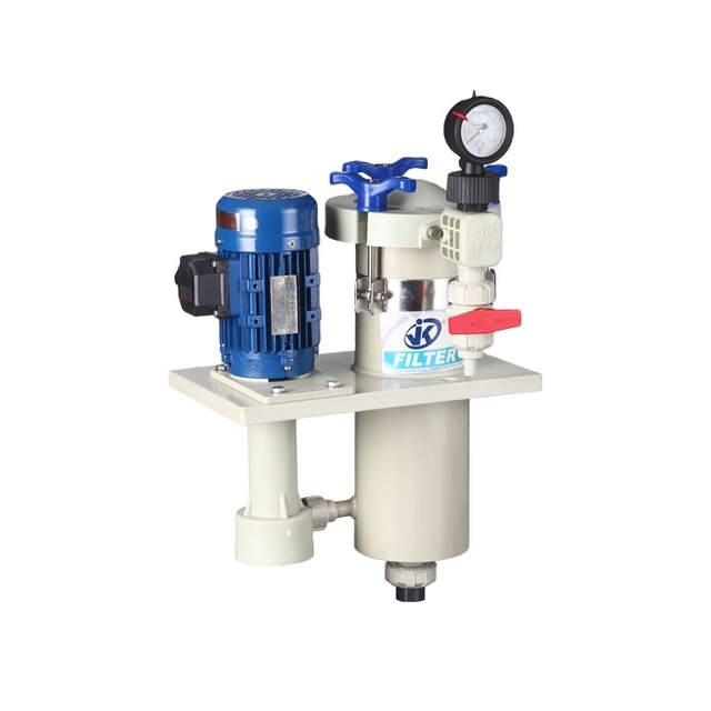 PLC Chemical Filter Pump Plating Filter Housing for Industrial PCB Acid Alkali Resistant Chemical Liquid Separation Equipment