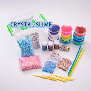 Customized Color <b>Diy</b> Fluffy Cream Clay Slime Toy Set Kids Educational Toy Expanded Soft Clay Slime <b>Kit</b> - Product Image 2