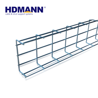 Bandeja de Cables de Malla de Alambre de Acero Galvanizado en Caliente (HDG) Personalizada de Fábrica HDMANN para Gestión de Cables de Red en Centros de Datos