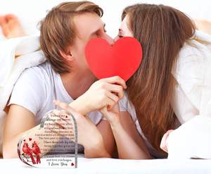 Gerrii <span class=keywords><strong>Mon</strong></span> Amour <span class=keywords><strong>Cadeau</strong></span> Romantique en Acrylique en Forme de Cœur <span class=keywords><strong>pour</strong></span> Elle Lui Petit Ami Petite Amie <span class=keywords><strong>Anniversaire</strong></span> - Product Image 3