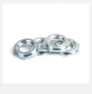 F*M2-M6 Carbon Steel Whitewashing Process Embedded Flakes Hexagonal Flush Zinc Plated Rivet Nut For Automotive Industry