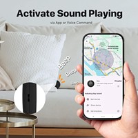 Localizador de Objetos para AirTags Android, Plástico, Alcance de 150m, 12 Meses de Duración de Batería, 85dB, para Llaves, Equipaje, Mochila