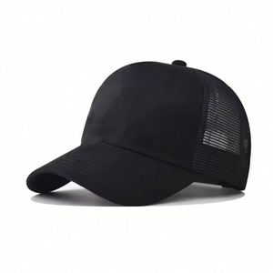Custom Heat Transfer Printed Logo New Spring Summer Outdoor Baseball Hat Men's Women's Blank Suede Plain Mesh Sporty Formal - Product Image 4