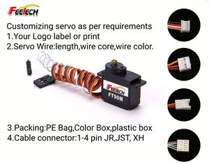FT90-FB Small <b>Mini</b> Servo 280 Degree 2Kg 12.5G 6V Metal Gear Digital Servo Motor for <b>Robot</b> Gripper Electric Diy <b>Robotic</b> Kits - Product Image 6