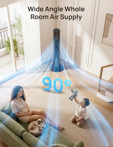 Ventilateur tour sans pales intelligent de haute qualité avec télécommande pour chambre et bureau, puissant, pour l'été, rafraîchisseur d'air domestique - Product Image 5