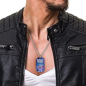Nouveau Collier Pendentif N40 en Acier Inoxydable, Motif Chien KPOP, Étanche et Inaltérable, Style Kpop pour Hommes et Femmes - Product Image 2
