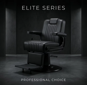 Professional Heavy Duty Barber Chair 360 Swivel <b>Adjustable</b> <b>Footrest</b>-Modern Design Synthetic Leather Luxury Salon Workshop - Product Image 6