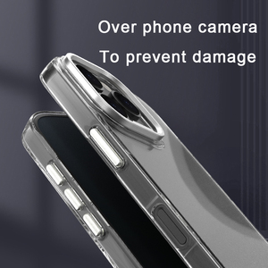 Cristal clair dur PC Anti-jaunissement coque de téléphone pour <span class=keywords><strong>iPhone</strong></span> <span class=keywords><strong>14</strong></span> 15 16 <span class=keywords><strong>Pro</strong></span> Max coques de téléphone portable <span class=keywords><strong>accessoires</strong></span> - Product Image 2