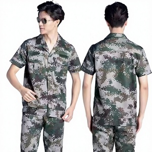 <span class=keywords><strong>ชุด</strong></span>ลายพรางแขนสั้นผ้าโพลีเอสเตอร์ระบายอากาศดีสำหรับผู้ชาย แบบใหม่ <span class=keywords><strong>ชุด</strong></span>นักเรียนฝึกซ้อม <span class=keywords><strong>ชุด</strong></span>ทำงานฤดูร้อนแบบบาง - Product Image 1