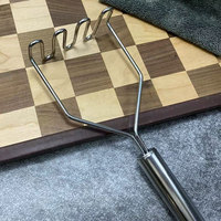 Fabricant d'outils de cuisine ménagers personnalisés presse-purée manuelle créative en acier inoxydable