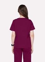 Tenue médicale personnalisée d'usine de haute qualité, respirante et extensible, ensemble de blouses à manches courtes pour femmes en tissu sergé pour le travail hospitalier