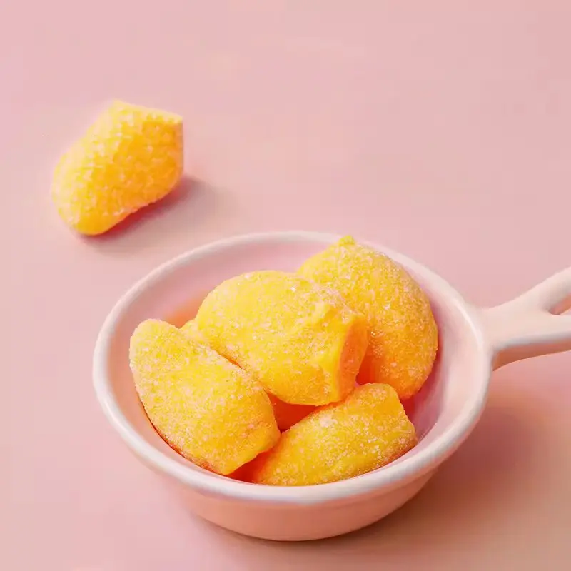 Sapgehalte Van Topkwaliteit Boven 30% Fruit Zacht Snoep Sappige Mango Jelly Candy